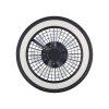Just Light BRANDON Deckenleuchte LED Schwarz, 2-flammig, Fernbedienung, Farbwechsler