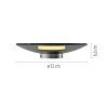 Paul Neuhaus PURE Moon Tischleuchte LED Silber, 1-flammig