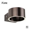 Paul Neuhaus PURE Clipse Wandleuchte LED Braun, 2-flammig