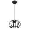 Globo Ribbon Hängeleuchte LED Schwarz, 1-flammig