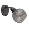 Globo Frosta Wandleuchte Chrom, Schwarz, 1-flammig