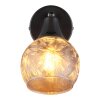 Globo Frosta Wandleuchte Chrom, Schwarz, 1-flammig