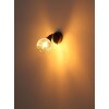 Globo Frosta Wandleuchte Chrom, Schwarz, 1-flammig