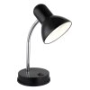 Globo Basic Tischleuchte Chrom, Schwarz, 1-flammig