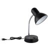 Globo Basic Tischleuchte Chrom, Schwarz, 1-flammig