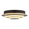 Globo Odonell Wandleuchte LED Anthrazit, Naturfarben, Schwarz, 1-flammig