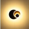 Globo Odonell Wandleuchte LED Anthrazit, Naturfarben, Schwarz, 1-flammig