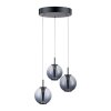 Paul Neuhaus PURE E-Infinity Pendelleuchte LED Grau, 3-flammig, Fernbedienung