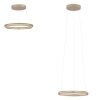 Paul Neuhaus PURE E-Loop Pendelleuchte LED Bronze, 2-flammig, Fernbedienung
