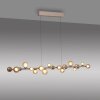 Paul Neuhaus PURE E-Popup Pendelleuchte LED Bronze, 18-flammig, Fernbedienung