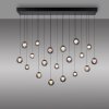 Paul Neuhaus PURE Popup Pendelleuchte LED Grau, 19-flammig, Fernbedienung