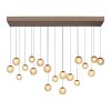 Paul Neuhaus PURE Popup Pendelleuchte LED Bronze, 19-flammig, Fernbedienung