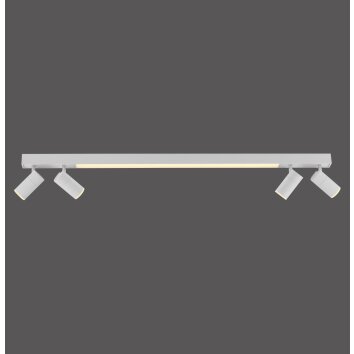 Paul Neuhaus PURE Lines Spot Deckenleuchte LED Weiß, 5-flammig, Fernbedienung