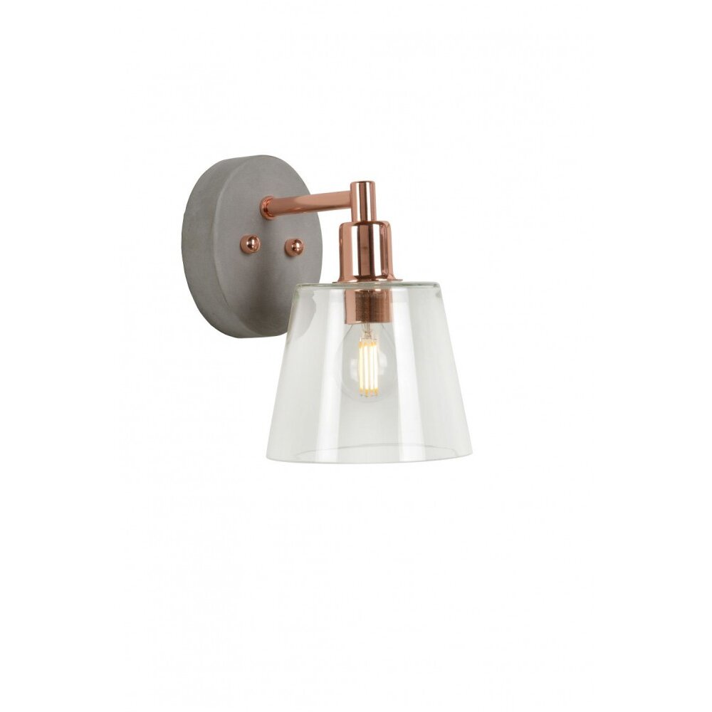Lucide VITRI Wandleuchte Kupferfarben, 1-flammig main product photo