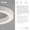 Paul Neuhaus PURE Lines Round Deckenleuchte LED Weiß, 1-flammig, Fernbedienung