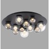 Paul Neuhaus PURE Popup Deckenleuchte LED Grau, 11-flammig, Fernbedienung