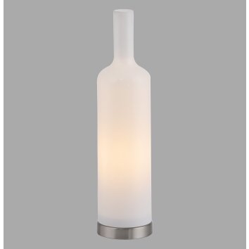 JUST LIGHT BOTTLE Tischleuchte LED Silber, 1-flammig