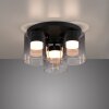 JUST LIGHT ELIO Deckenleuchte LED Schwarz, 3-flammig