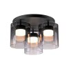 JUST LIGHT ELIO Deckenleuchte LED Schwarz, 3-flammig