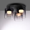 JUST LIGHT ELIO Deckenleuchte LED Schwarz, 3-flammig