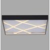 JUST LIGHT MIKADO Deckenleuchte LED Schwarz, 1-flammig