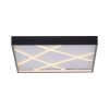 JUST LIGHT MIKADO Deckenleuchte LED Schwarz, 1-flammig
