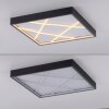 JUST LIGHT MIKADO Deckenleuchte LED Schwarz, 1-flammig