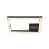 JUST LIGHT IVEN Deckenleuchte LED Schwarz, 1-flammig