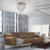 JUST LIGHT KULUNKA Kronleuchter LED Silber, 4-flammig
