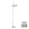 JUST LIGHT RITUS Stehleuchte LED Silber, 2-flammig