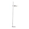 JUST LIGHT RITUS Stehleuchte LED Silber, 2-flammig
