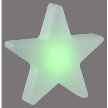 JUST LIGHT AKKU STAR AKKU-Leuchte LED Weiß, 1-flammig, Fernbedienung, Farbwechsler