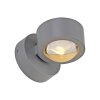 JUST LIGHT AKKU-CHIA AKKU-Wandleuchte LED Silber, 2-flammig, Fernbedienung