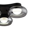 Globo Carlene Deckenleuchte LED Schwarz, 1-flammig