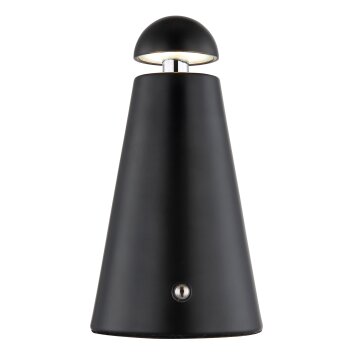 Globo Liva Tischleuchte LED Schwarz, 1-flammig