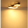 Globo Syrakus Deckenleuchte LED Braun, 1-flammig
