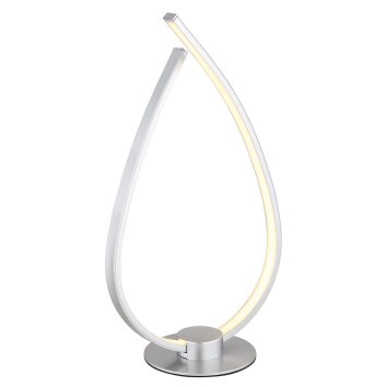 Globo Trina Tischleuchte LED Silber, 1-flammig