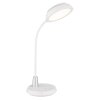 Globo Kirk Tischleuchte LED Silber, Weiß, 1-flammig