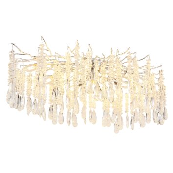 Globo Kinga Deckenleuchte Silber, 10-flammig