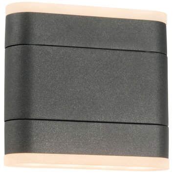 AEG Corry Außenwandleuchte LED Anthrazit, 2-flammig