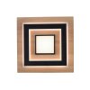 JUST LIGHT TOLA Deckenleuchte LED Braun, Schwarz, 2-flammig