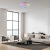 JUST LIGHT BRENDA Deckenleuchte mit Ventilator LED Weiß, 1-flammig, Fernbedienung