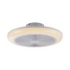 JUST LIGHT BRENDA Deckenleuchte mit Ventilator LED Weiß, 1-flammig, Fernbedienung