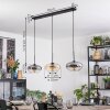 Mertola Hängeleuchte Glas 25 cm Schwarz, 3-flammig