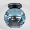 Ripoll Deckenleuchte Glas 30 cm Blau, 1-flammig