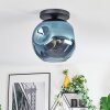 Ripoll Deckenleuchte Glas 30 cm Blau, 1-flammig