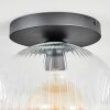 Ripoll Deckenleuchte Glas 30 cm Klar, 1-flammig