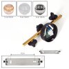 Chehalis Deckenleuchte Glas 10 cm, 15 cm Gold, Schwarz, 3-flammig