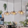 Mertola Hängeleuchte Glas 30 cm Schwarz, 3-flammig