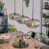 Mertola Hängeleuchte Glas 30 cm Schwarz, 3-flammig